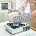 thumbnail image 7 of Sikiie Cute Sloth Oven Mitts and Pot Holders Set, Kitchen Oven Glove High Heat Resistant with Non-Slip Silicone Surface for Cooking, 7 of 7