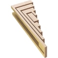 thumbnail image 6 of 4"W x 8"D x 24"H Thin Landon Rough Cedar Woodgrain TimberThane Corbel, Primed Tan, 6 of 6