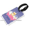 thumbnail image 2 of Kdxio Dog Washes in a Pink Bath Luggage Tags Privacy Cover ID Label Suitcase Tags Identifiers For School Bags,Suitcases, 2 of 7