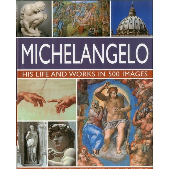 Michelangelo : His Life and Works in 500 Images (Hardcover)