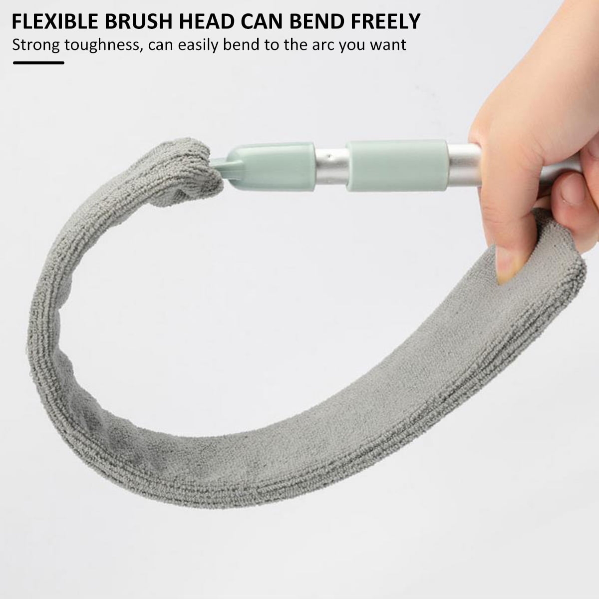 Retractable Gap Dust Cleaner Long Handle Bedside Dust Brush Cleaning Brush  For Sofa Gap Flexible Floor Mop Home Cleaning Tool