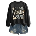 thumbnail image 4 of Women's Casual Crew Neck Sweatshirt Printed for Cozy Lined Comfort Stylish Graphic Top for Daily Wear, 4 of 5