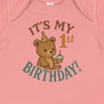 thumbnail image 4 of Inktastic Cute Teddy Bear 1st Birthday Celebration Boys or Girls Baby Bodysuit, 4 of 5