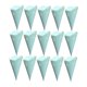 thumbnail image 4 of WEUVEB 20Ud Soportes De Azul Para Hechos Para Doblar Y Decorar En Bodas Y Fiestas Vintage, 4 of 8