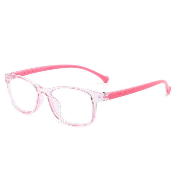 Gafas de espejo plano para niños, de moda, antiluz azul, con montura de red, de color gelatina