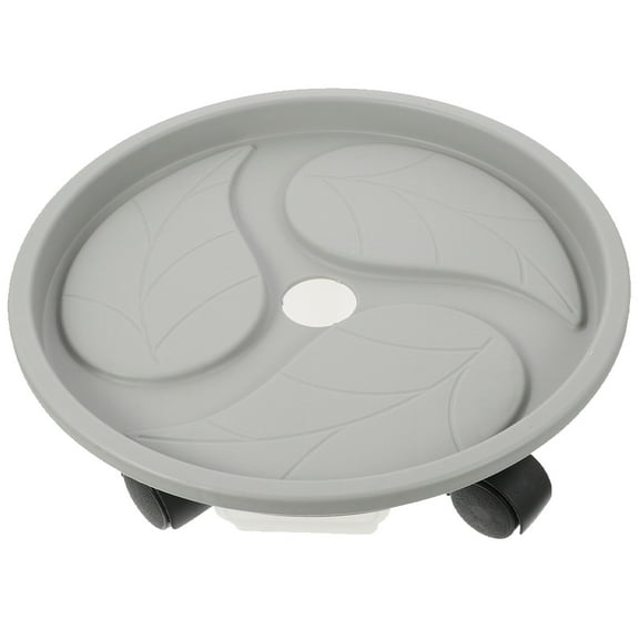 FRCOLOR Plant Tray with Built-in Water Container Rolling Planter Trolley with Wheels Plant Stand