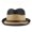 Black, variant on Handcrochet Sunproof Hat Fashion Straw Panama Hat Beachwear Spring Picnic Hat