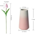thumbnail image 2 of 20pcs White Flowers Artificial Tulip Silk Fake Flowers 13.5" for Mother's Day Easter Valentine’s Day Gifts in Bulk Home Kitchen Wedding Decorations, 2 of 5