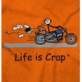 thumbnail image 2 of Motorcycle Speedy Lost Paper Biker Men's Graphic T Shirt Tees Brisco Brands S, 2 of 6
