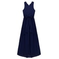 thumbnail image 5 of iiniim Big Girls V-Neck Chiffon Flower Girl Dress for Graduation Birthday Party Pageant Ball Gown, 5 of 7