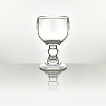 Burns Glass Large Goblet 19.25 oz Schooner Chalice for Beer, Mixed Drinks, or Ice Cream Sundaes