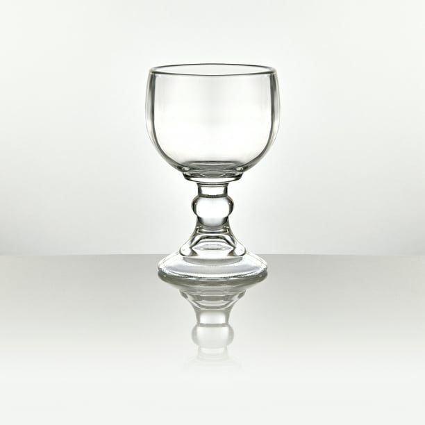 Burns Glass Large Goblet 19.25 oz Schooner Chalice for Beer, Mixed