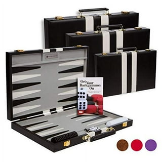 Crazy Games Backgammon Set - Classic Backgammon Sets for Adults 2 Player  Game