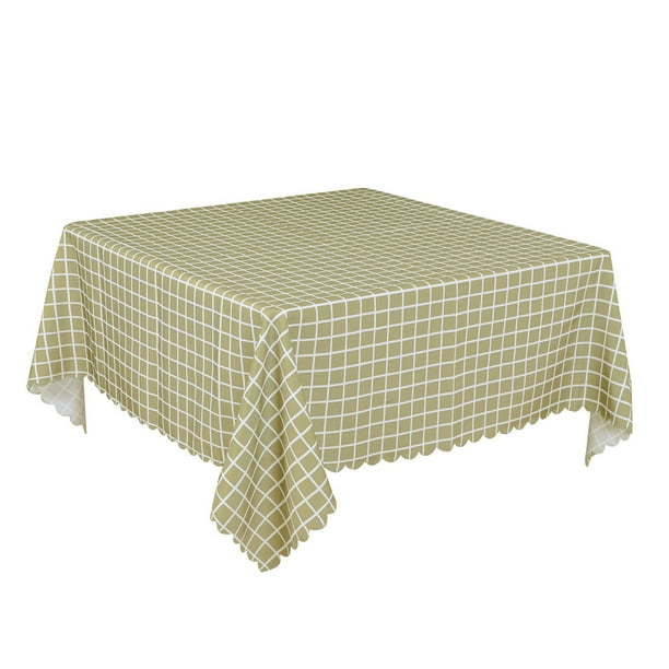 Plaid Pattern Soft Tablecloths Table Cover Tabletop