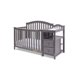image 5 of AFG Baby Furniture Kali 4-in-1 Convertible Crib and Changer, Gray