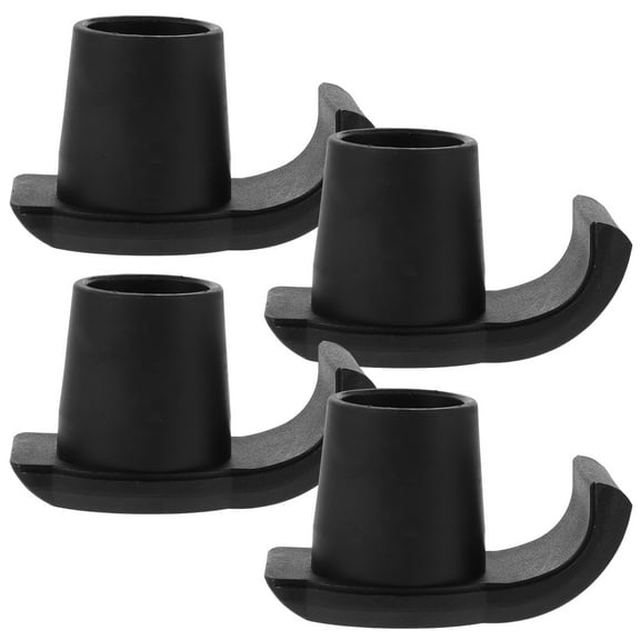 NICEXMAS Ski Glides for Walkers 4Pcs Tpr Nylon Walker Accessories for Seniors 3.1x1.9x1.7in
