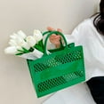 thumbnail image 3 of ZTTD Fashion Big Capacity Shopping Tote Bag Rubber Silicone Beach Bag, 3 of 7