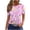 #03Pink, variant on Busydd T Shirts for Women 2026 Striped Crew Neck Short Sleeve Summer Tops Slim Fit Casual Basic Tee Fashion Breathable Soft Stretchy Top for Daily #01Black S