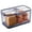 Grey, variant on Bread Box Airtight Bread Boxes for Kitchen Counter, Time Recording Bread Storage Container with Lid, Bread Holder for Homemade Bread, Toast, Bagel, Donut and Cookies