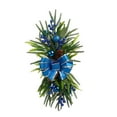thumbnail image 4 of Escalera de puerta decorativa navideña artificial para exteriores Azul, 4 of 9