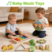 OATHX Baby Music Toys Child Educational Wooden Montessori Musical Instruments for Kids Birthday Toddler Toy