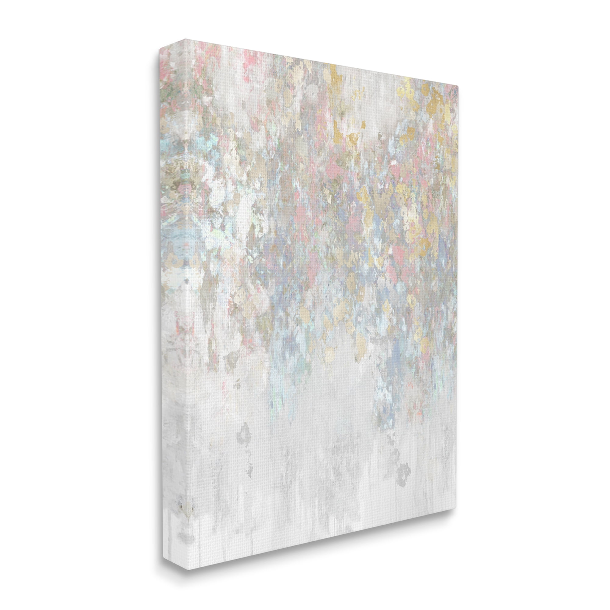 Stupell Industries Pastel & Glam Abstract Abstract Painting Gallery Wrapped Canvas Art Print Wall Art, 36 x 48