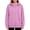 Pink, variant on Yotami Womens Zip Up Hooded Sweatshirt with Zipper Chest Pocket & Side Pockets, Lightweight Casual Oversized Hoodie Jacket, Solid Color Hooded Outerwear for Fall, Daily Wear