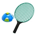 thumbnail image 2 of Equipo de práctica de raqueta de tenis ños, práctica de tenis individual, entrenador de tenis individual portátil con Base y pelota para parque verde Zulema Raquetas de tenis para niños, 2 of 8