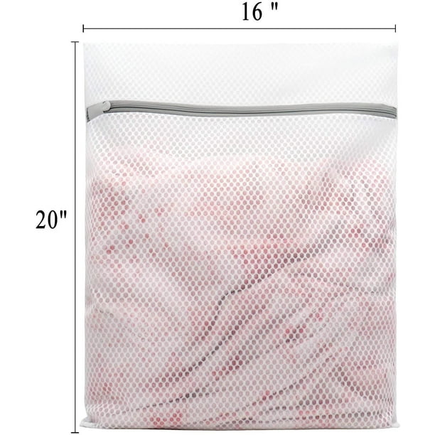  3Pcs Durable Honeycomb Mesh Laundry Bags for Delicates 12 x 16  Inches (3 Medium) : Home & Kitchen