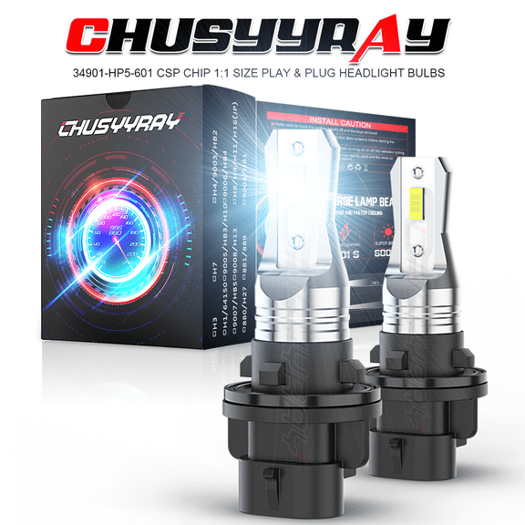 2Pcs Headlight Bulbs For 2006 Yamaha Rhino 660 YXR660FASE 4x4 Special Edition