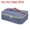 Blue, variant on Uxcell 9"x6"x3" Insulated Lunch Bags Reusable Food Containers Bag Flat Bento Bags Blue