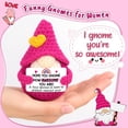 thumbnail image 5 of Positive Crochet Gnome Birthday Gifts for Women Men Teacher Appreciation Mothers Day Graduation Gift Adult Kids Son Mom Dad Daughter Sister Friend Coworkers Self Care Emotional Inspirational Support, 5 of 5