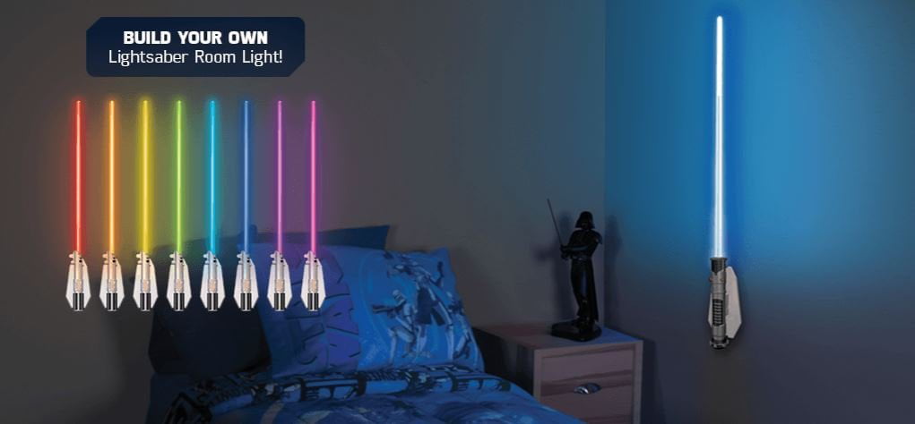 Star Wars Lightsaber Light With Official Lightsaber Sound child's night light 