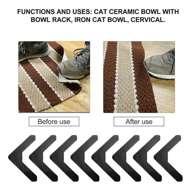 8pcs Non-slip Carpet Stickers Floor Mat Non-slip Stickers Rug