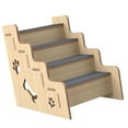 thumbnail image 5 of balikha Wooden House Staircase for Bedtime, Accessories, Pet Reserves, Dog Climbing Conductors, Dog Step for Small Dogs Cats Older Animals Interiors 4 layer, 5 of 9