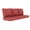 Red, variant on Outdoor Deep Seat Cushions 24x24 - 5.75" Thick Olefin Cushion Set of 3, All-Weather Patio Furniture Replacement Cushions for Chair & Sofa, Gray