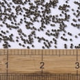thumbnail image 4 of MIYUKI Beads Small Cylinder Japanese Seed Beads 15/0 (DB0322) Matte Metallic Dark Bronze 1.1x1.3mm Hole: 0.7mm about 3500pcs/10g, 4 of 5