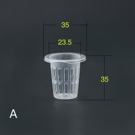 Clone Aeroponic Garden Supplies Planting Grow Hydroponic Colonization Net Cup Nursery Pots Mesh Pot Plant Basket A