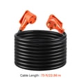 thumbnail image 5 of VEVOR 75 FT RV Extension Cord, 30 Amp, 125V 2500W Heavy Duty STW 10/3 Gauge Wire, NEMA TT-30P Male NEMA TT-30R Female Plug, with LED Power Indicator, Handle, 15A Adapter, for RV Trailer, ETL Listed, 5 of 9