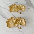 thumbnail image 2 of Organizador de Metal Tricune en Forma de Hoja de Ginkgo para Joyas 14x19x2 cm, 2 of 5