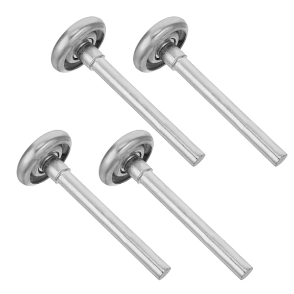 DRAFIDEEP 4-Piece Universal Garage Door Roller Set with Iron Pulleys for Smooth, Quiet, and Stable Sliding
