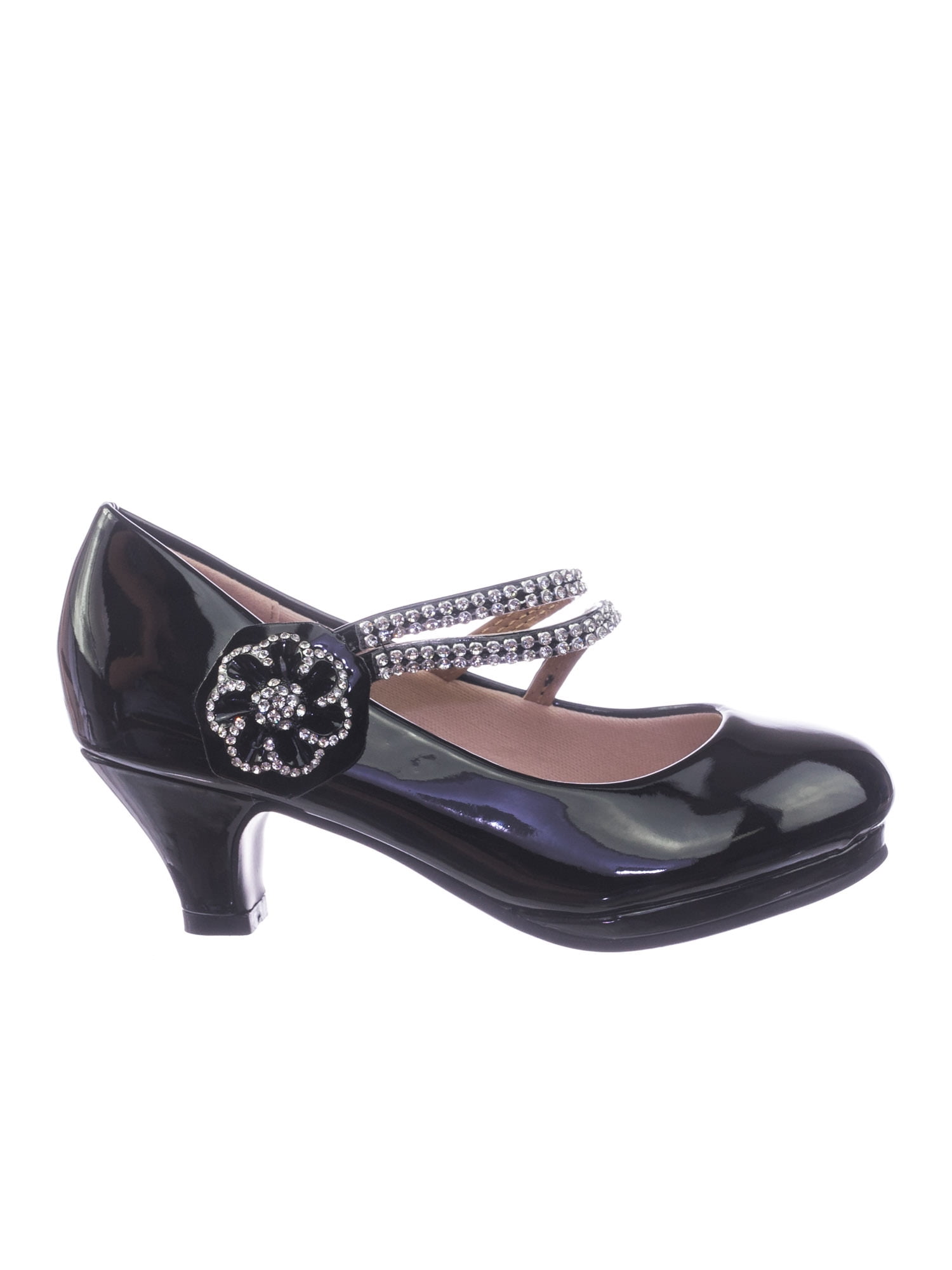 Mary Janes Women's Shoes TouchFastening Strap Pavers Leather Mary Jane