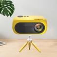 thumbnail image 1 of EGNMCR (U.S. Standard) LED Portable Mini Projector HD 1080P Projector U Disk Plug-in Card, Home HD Projector, With Tripod, Gift, 1 of 7