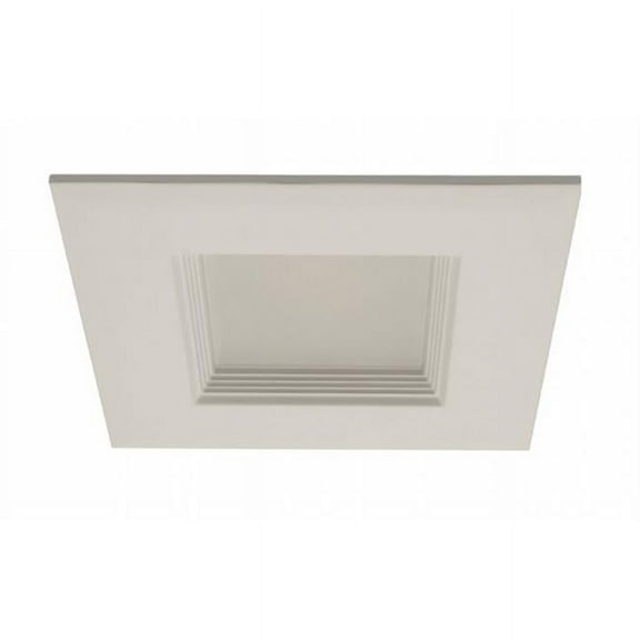 Nicor Lighting DLQ4-10-120-3K-WH D-Series 4 in. 3000K Dimmable LED Square Retrofit Kit - White