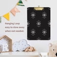 thumbnail image 7 of Coolnut Evil Eyes Clipboard, Acrylic Standard A4 Letter Size Clip Board with Low Profile Clip for Office, Classroom, Doctor, Nurse and Teacher, 12.5"x9", 7 of 7