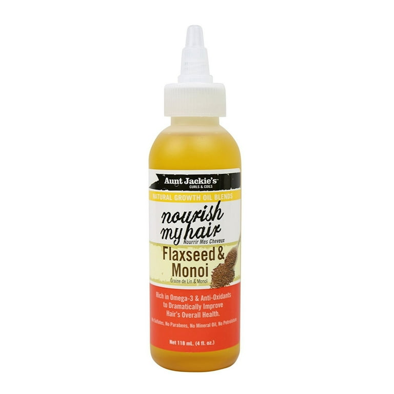 Aunt Jackies Growth Oil Nourish My Hair Flaxseedmo 4 oz