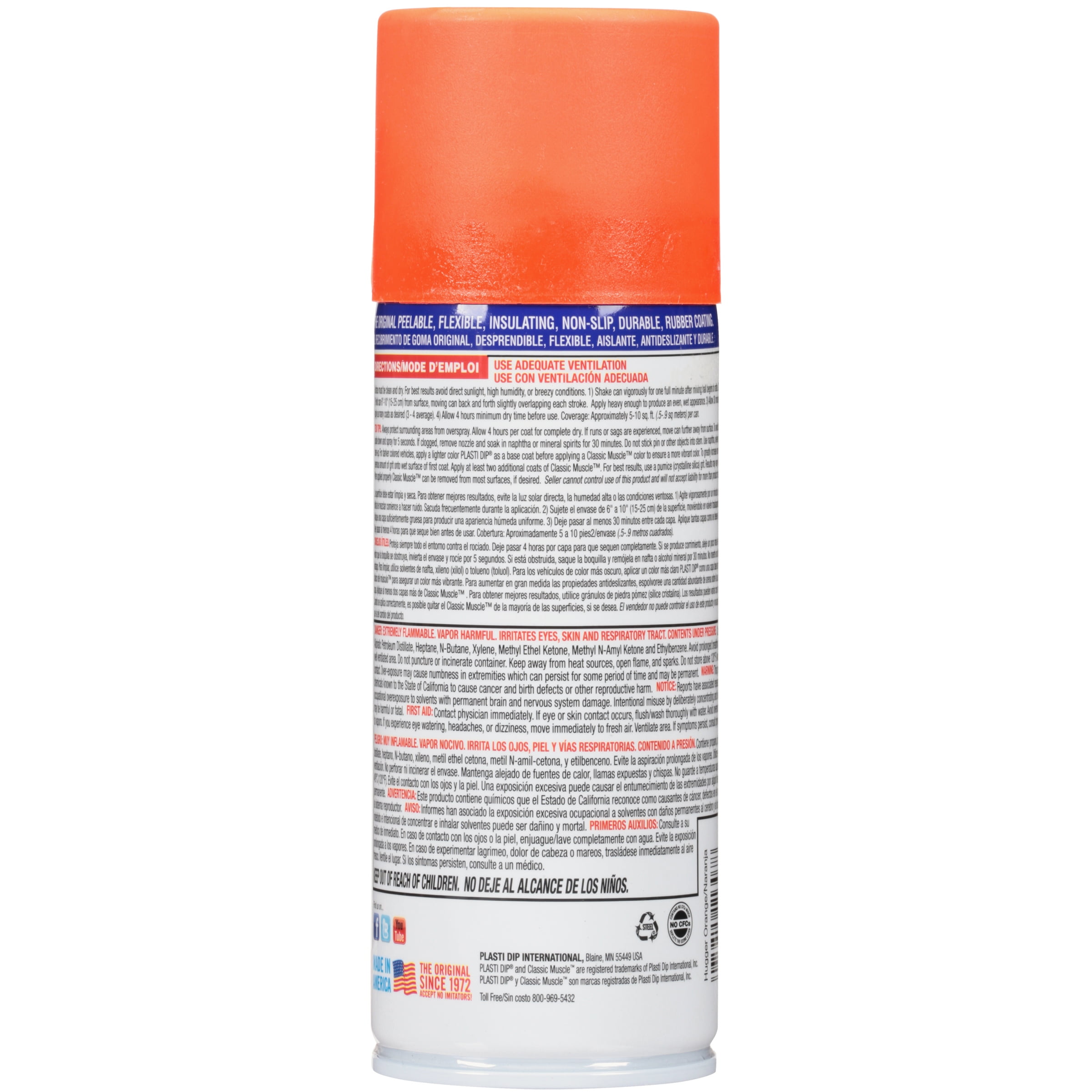 Classic Muscle™ Hugger Orange 1969 Multi-Purpose Rubber Coating Spray 11 oz. Can