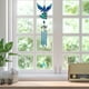 thumbnail image 1 of Wind Chime Iron Metal Crafts Ornaments Glass Painted Spray Courtyard Balcony Porch Pendant, 1 of 6