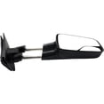 thumbnail image 3 of For Chevy Silverado 1500 HD 2001 2002 2003 Towing Mirror Passenger Side | Manual Glass | Non-Heated | Manual Folding | Textured Black | Camper Type | Dual Arm | Replacement For GM1321298 | 15172059, 3 of 7