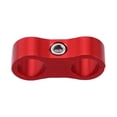thumbnail image 6 of Unique Bargains Aluminum Alloy AN6 Car Hose Separator Clamp Fuel Line Connector for Oil Fuel Hose Red, 6 of 6